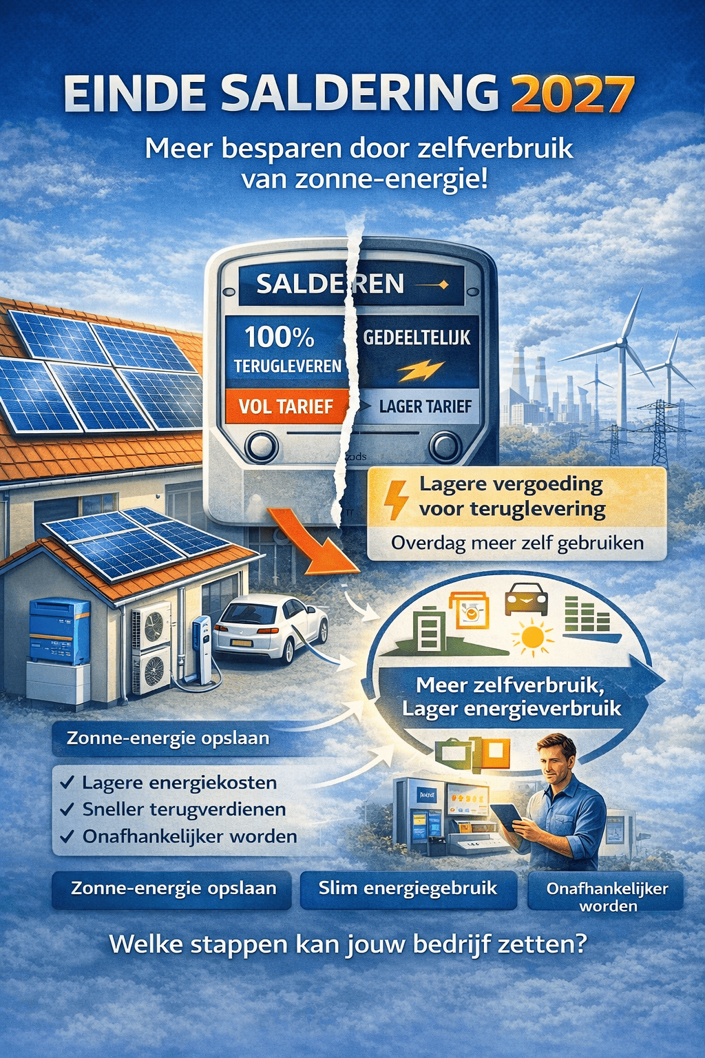 Einde saldering 2027 en voordelen van Dynamic ESS